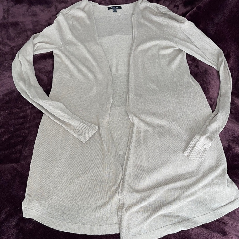 Light weight full length sweater